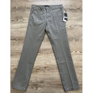 TAVIK Modern Beach Culture Slim Straight Chino Pants Mens 28x30 Gray Stretch NWT